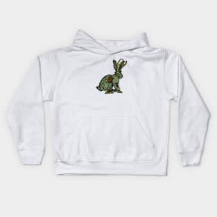 Yellowstone Zombie Jackalope Legendary Wild Animal Kids Hoodie